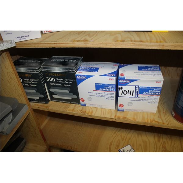 Tongue depressors, strong edge, enhancer etc.