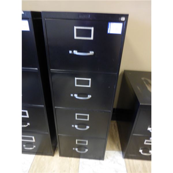 Black 4 drawer Filing cabinet