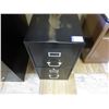 Image 1 : Black 2 drawer filing cabinet