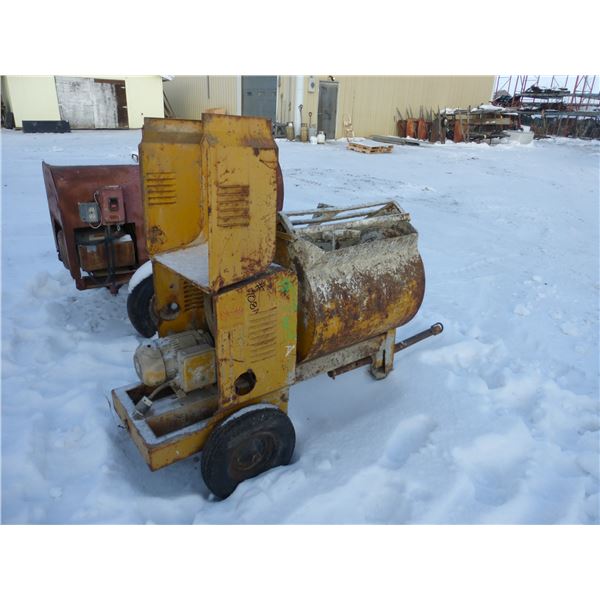 Monarch elec. Portable cement mixer (working)