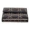 Image 4 : Christian Dior Black Lambskin Leather Cannage Studded Bifold Wallet