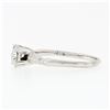 Image 6 : Vintage Solid 14k White Gold .46 ctw Prong Round Diamond Solitaire Engagement Ri