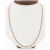 Image 1 : New Italian 14k Gold 30" Long 3.05mm Figaro Link Chain Necklace 11.92g