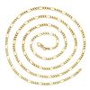 Image 4 : New Italian 14k Gold 30" Long 3.05mm Figaro Link Chain Necklace 11.92g