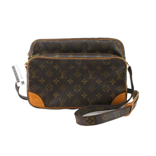 Louis Vuitton Brown Monogram Canvas Leather Nile Shoulder Bag