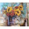Image 1 : RODANSKY ** SUNFLOWERS ON THE TABLE ** ORIGINAL ACRYLIC