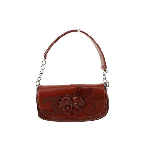 Chanel CC Camelia Chain Shoulder Bag
