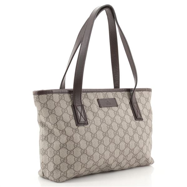 Gucci Plus Tote GG Coated Canvas Medium