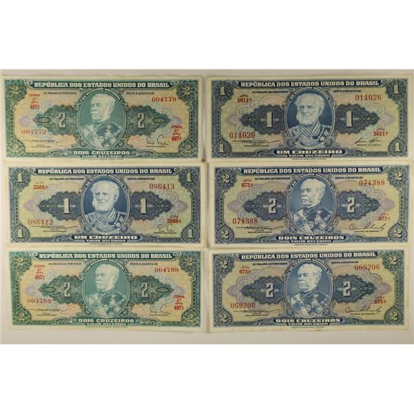 6-BRAZIL 4-2 CRUZEIROS  & 2- 1 CRUZEIROS, AU BILLS