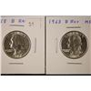 Image 1 : 1958 & 1963 WASHINGTON SILVER QUARTERS BU TYPE B