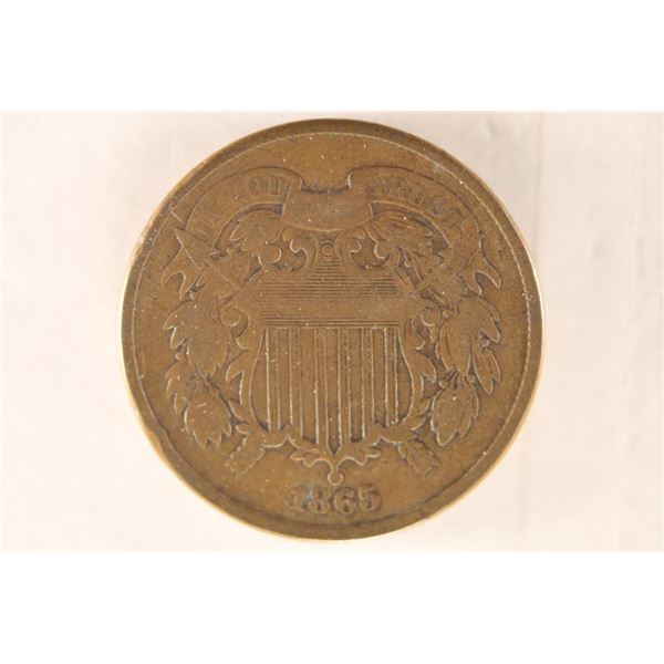 1865 US TWO CENT PIECE