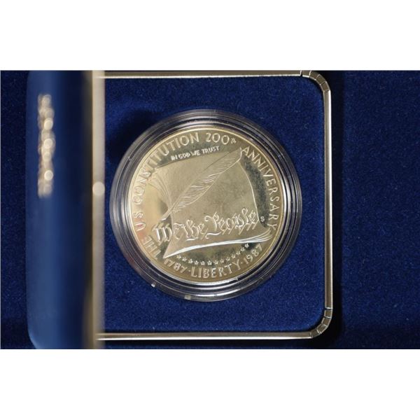 1987-S US SILVER DOLLAR PF CONSTITUTION