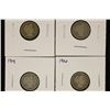 Image 1 : 1902, 06, 14 & 1916 SILVER BARBER DIMES 1916 IS VG
