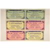 Image 2 : 6 VINTAGE TURKISH TAFFY COUPONS. 2-1961, 2-1968 &