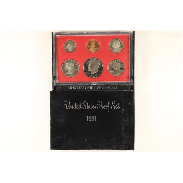 1981 US PROOF SET (WITH BOX)