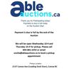 Image 1 : All items must be removed by Wednesday 10am to 4pm and Thursday 10am to 4pm by appointment only.
