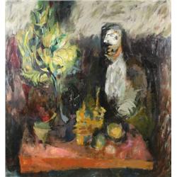 Michael Aloysius Sarisky (1906 - 1974, American, Ohio) Untitled, Oil on Canvas