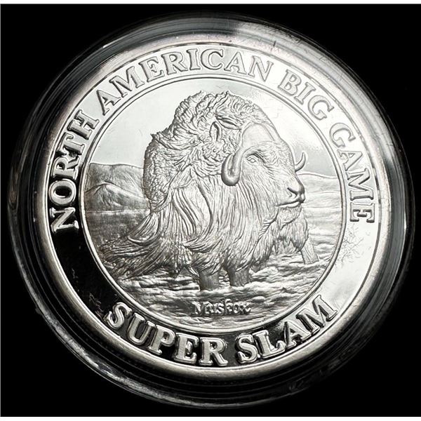 North American Big Game Super Slam "Muskox" Proof 1 ozt .999 Fine Silver