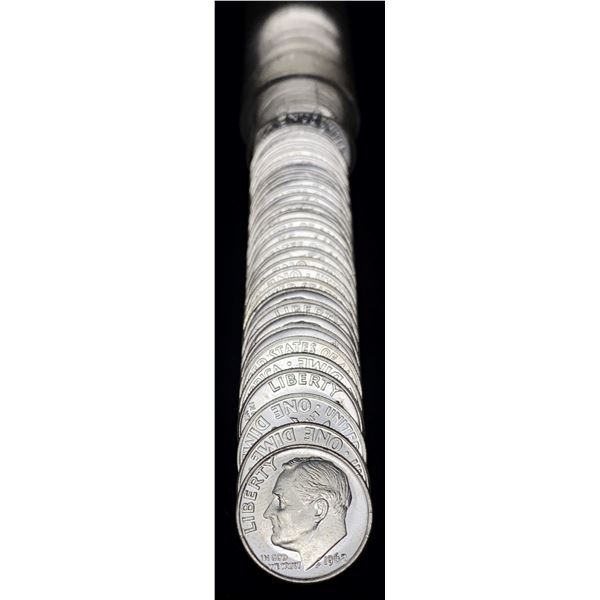 Roll (50-coins) MINT CONDITION! 1962 Roosevelt Dimes 90% Silver