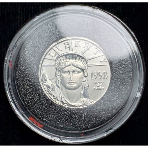 1998 $10 Platinum 1/10th ozt Eagle