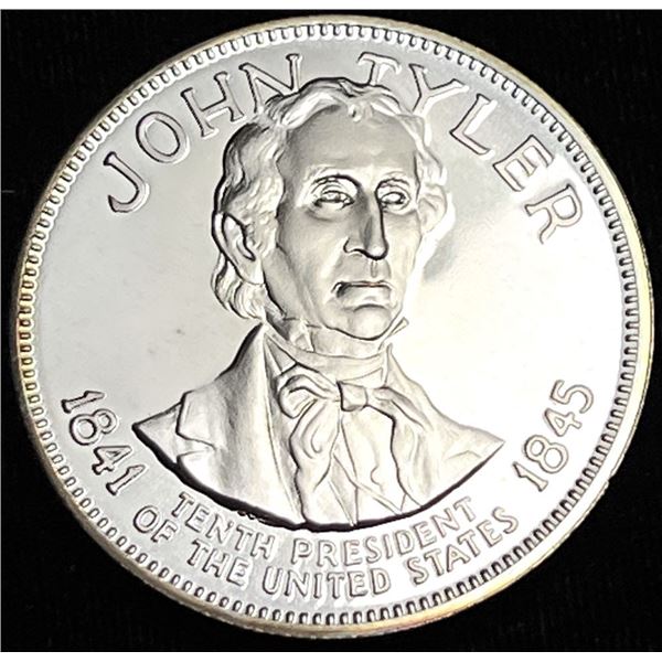 Vintage 1841 Presidential John Tyler Sterling Silver 0.98 ozt ASW