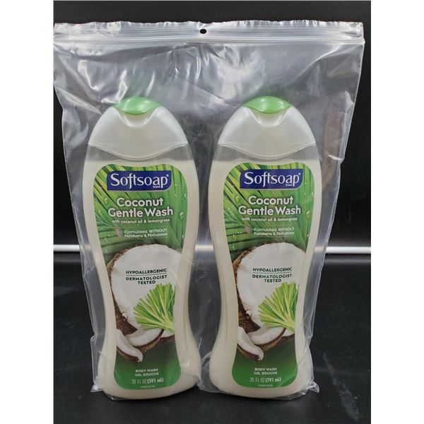 Softsoap Coconut Gentle Wash (2 x 591ml)