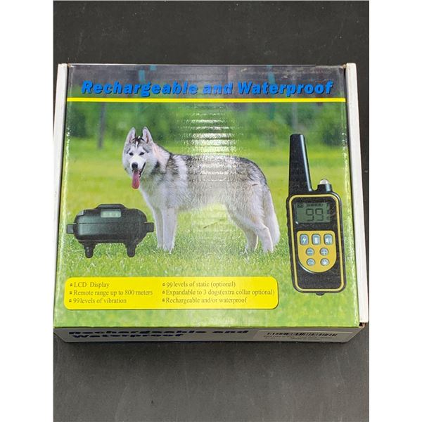 Rechargeable and Waterproof Dog Collar with 800m Range