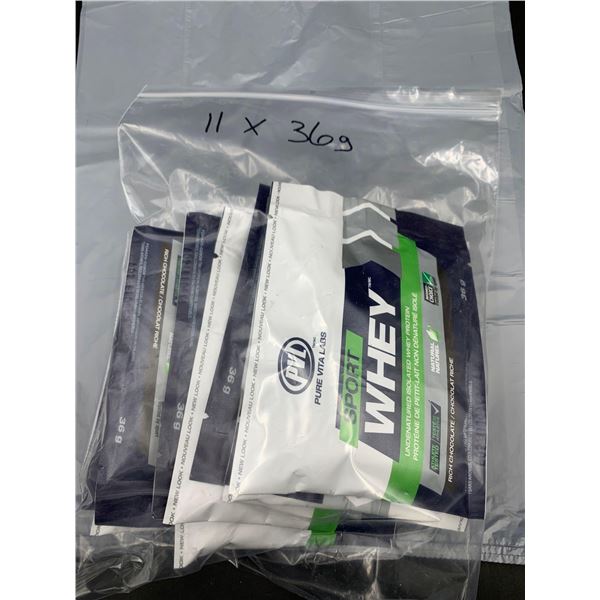 Pure Vita Labs Sport Undentured Isolated Whey Protein-rich Chocolate (11 x 36g)