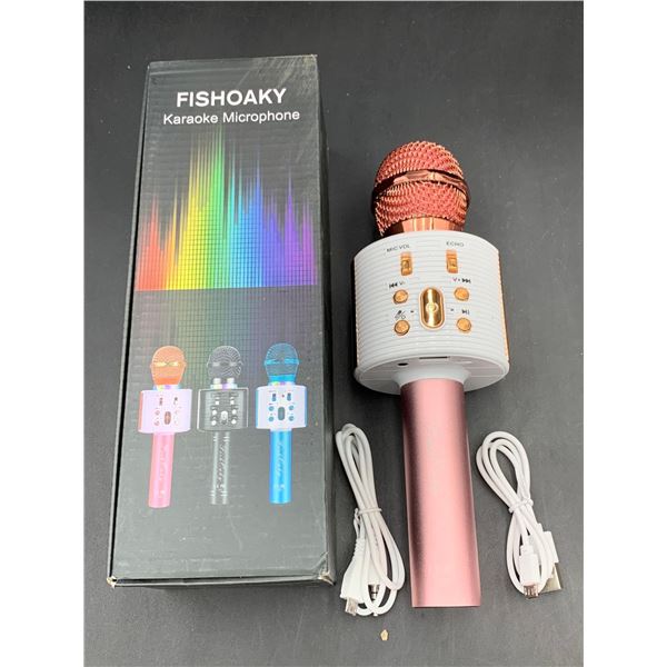 Fishoaky Karaoke Microphone
