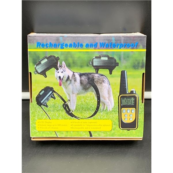 Rechargeable and Waterproof Dog Collar with 800 meter Distance