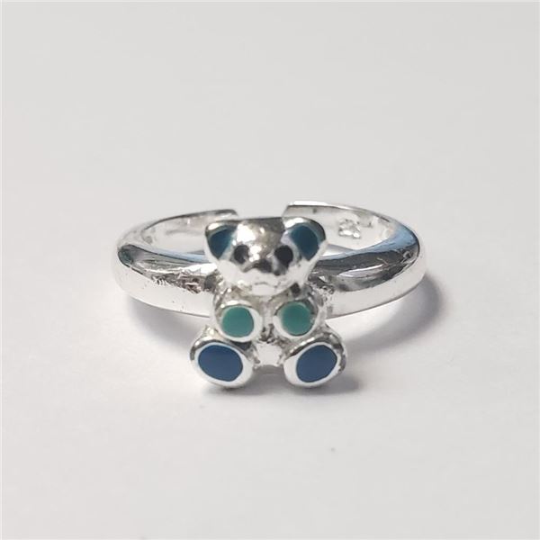 Silver Bear Ring (~Size )(Ring is resizable for $40) (~length inches), Suggested Retail Value $120