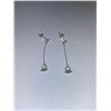 Image 1 : Ladies Silver Pendulum Dangle Earrings