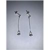 Image 2 : Ladies Silver Pendulum Dangle Earrings