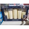 Image 1 : Sterno Home 5 LED Wax Candles