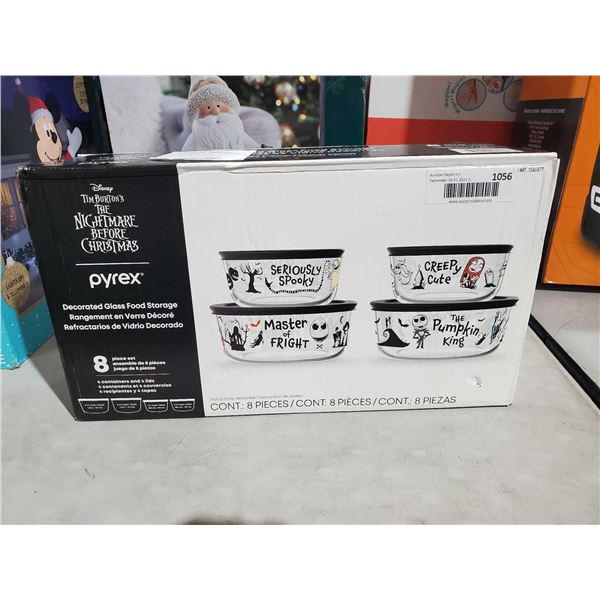 Tim Burtons The Nightmare Before Christmas Food Storage Containers 8 Piece Set