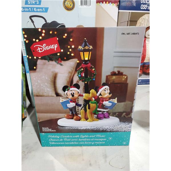 Mickey Mouse Christmas Carolers with Lights and Music