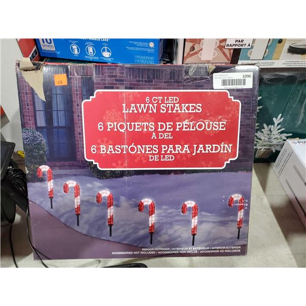6 Count LED Lawn Stakes