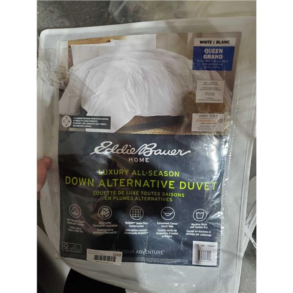 Eddie Bauer Luxury All-Season Down Alternative Duvet (Queen)