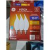 Image 2 : GE Relax LED Comfortable Soft lights HD light 40Watt dimmable  3 bulbs per box x's 6 boxes