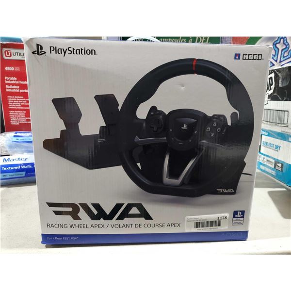 Play Station RWA Racing Wheel Apex for PS5 and PS4