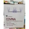 Image 2 : Covina Vanity Fixture mount in up or down position 24 5/8"w x 9 1/2"h x 6 1/2"d Chrome & textured Gl