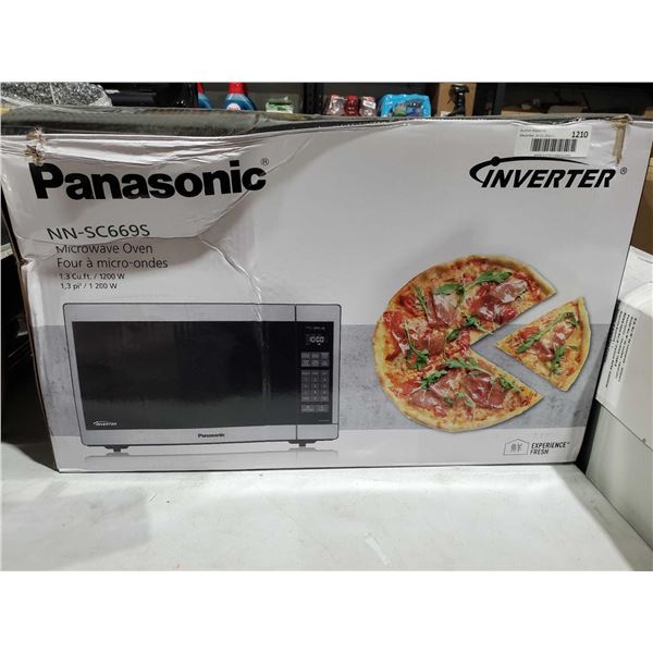 NEW Panasonic NN-SC669S Microwave Oven 1.3Cu / ft 1200W