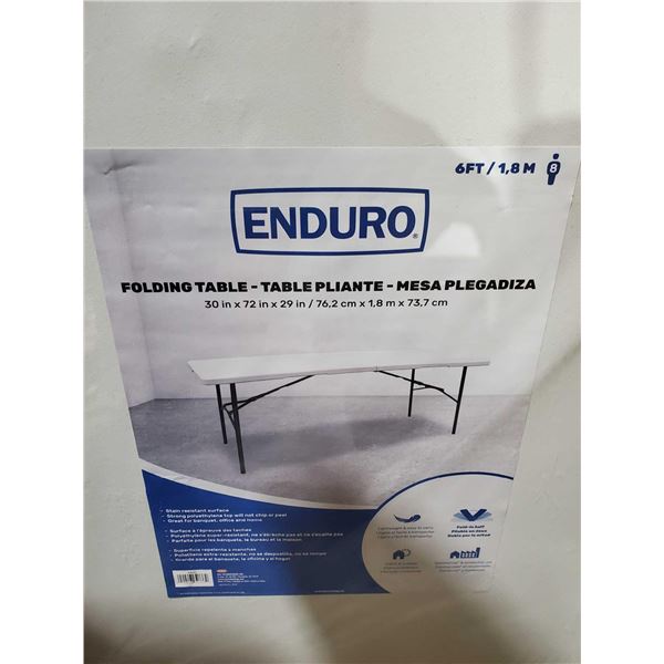 NEW Enduro Folding Table 30" x 72" x 29"