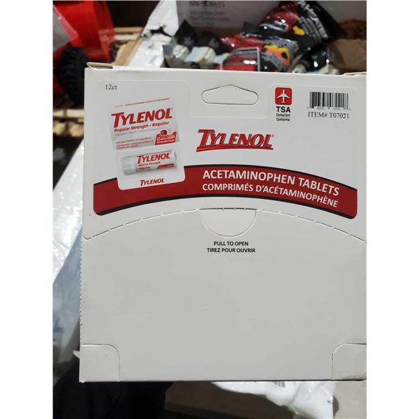 Tylenol Regular Strength 12 ez Tabs x 12 packs