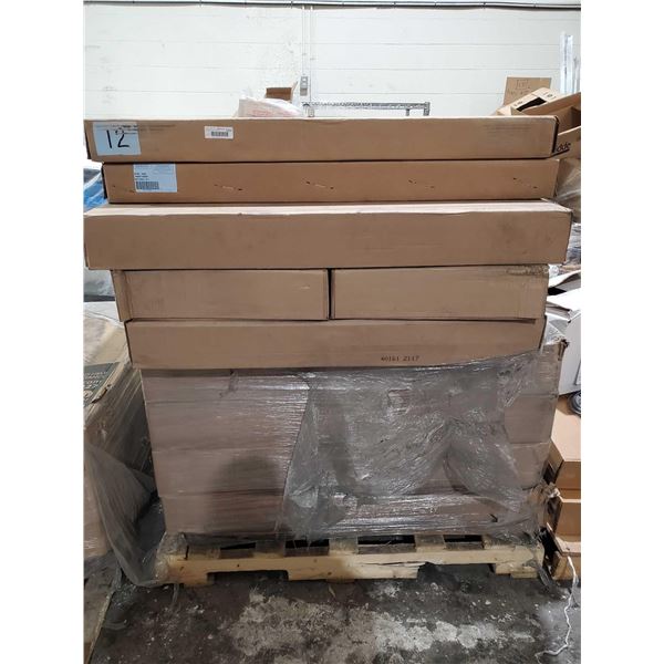 NEW- Pallet Lot - Bestar Knockdown Furniture