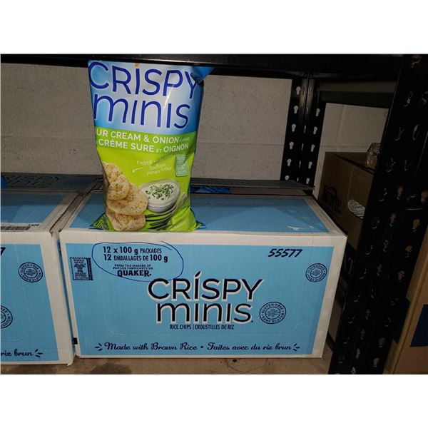 Crispy Minis Sour Cream & Onion Case lot 12 x 100g