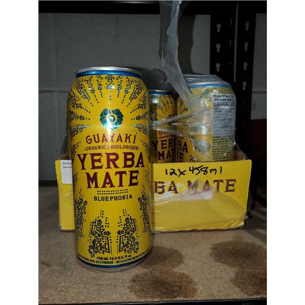 Guayaki organic Yerba Mate Sparkling Beverage case lot 12 x 458ml
