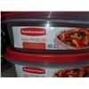 Image 2 : Rubbermaid containers lot of 2 x 1.5g