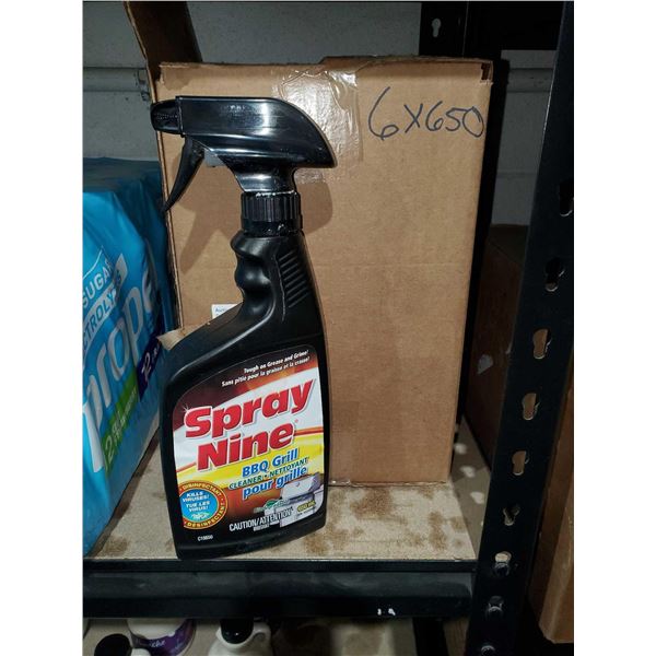 Spray Nine BBQ Grill Cleaner case lo 6 x 650ml