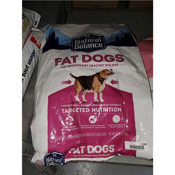 Natural Balance Fat Dogs diet food - 28Lbs